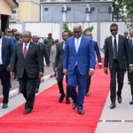 Nyuma yo guhura na Perezida Kagame Perezida Cyril Ramaphosa yakoreye uruzinduko rw’akazi rutunguranye muri RDC